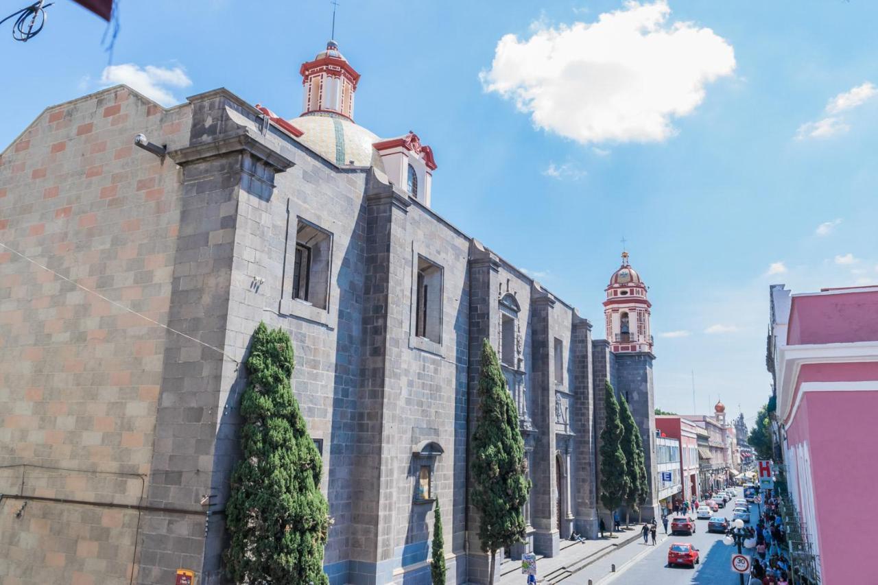 Hotel Posada Guadalupe ปวยบลา ภายนอก รูปภาพ